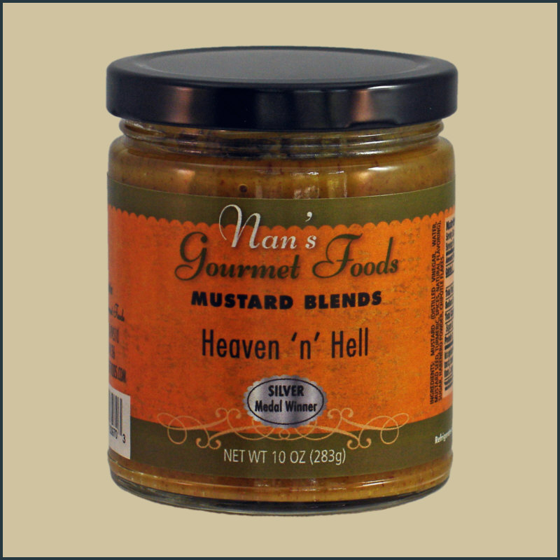 Nan's Gourmet Foods Featuring Mustard Blends Heaven & Hell Mustard